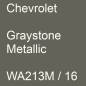 Preview: Chevrolet, Graystone Metallic, WA213M / 16.